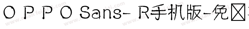 O P P O Sans- R手机版字体转换